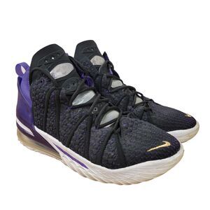 NIKE LEBRON XVIII 18 LA LAKERS BLACK GOLD WHITE YELLOW PURPLE MVP CQ9283-004 11